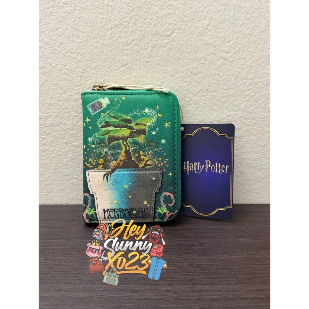 Loungefly Harry Potter Herbology Mandrake Zip Wallet